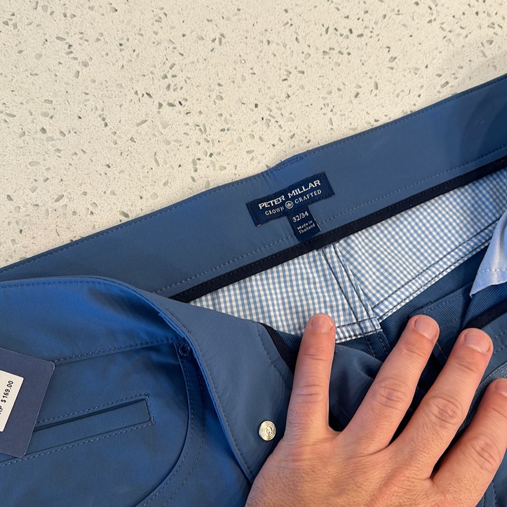 Peter Millar crown crafted 5 pocket pants 32 x 34